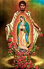 Unknown Artist Famous Paintings - Our Lady of Guadalupe